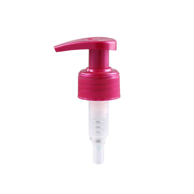 Pompe de distributeur de lotion couleur personnalisée mate en plastique lisse avec verrouillage gauche et droite