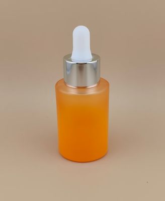 Changement progressif clair Bouteille goutteuse ronde orange mate K-GBL30 pour essence