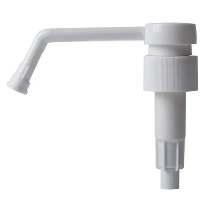 Pompe distributrice de lotion blanche non renversable K207-3 personnalisée avec buse longue et étanche