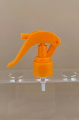 Mini pulvérisateur à gâchette en plastique orange pour la coiffure