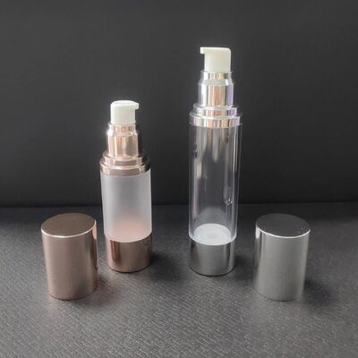 Bouteille en verre de pompe à lotion sans air 30 ml 50 ml Bouteille de pompe à air sans air 30 ml