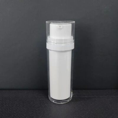 Confection de bouteille de lotion de cosmétiques de luxe 30 ml Crème faciale vide personnalisée Bouteille en verre avec pompe
