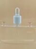 Gouttelier en caoutchouc pour soins de la peau à base d'huile d'essence avec tube en verre réglable