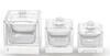 Bouteille en verre carré de parfum Cosmétique Bouteille de parfum 50 ml