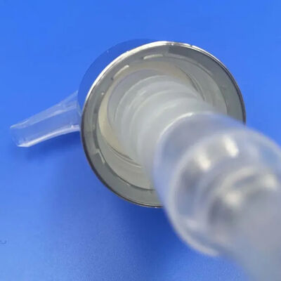 Emballage cosmétique Pompes à pulvérisation en argent en aluminium plastique Pompes à lotion