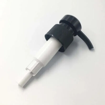 Pompe noire de lotion de fermeture de la couleur 28/410