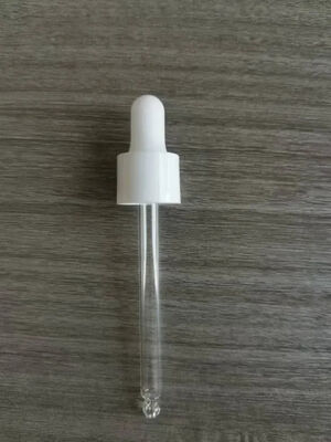 10 ml 20 ml 30 ml 50 ml gouttelette blanche avec tube long pour les cosmétiques à base d'huile