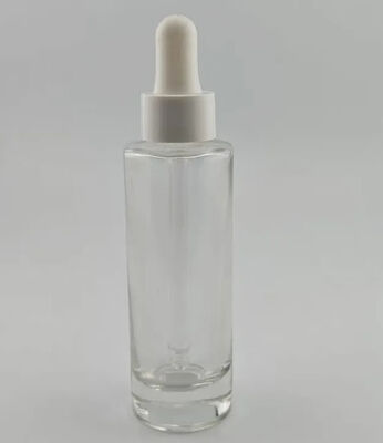 Bouteille d' huile essentielle en verre, bouchon de gouttelette, sérum de parfum aromathérapeutique