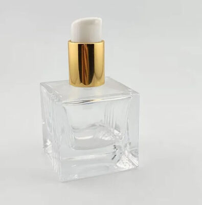 Emballage cosmétique personnalisé Bouteille en verre de parfum avec pulvérisateur de pompe