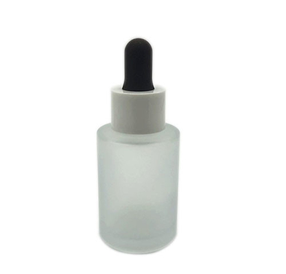Le compte-gouttes blanc givré d'huile essentielle met K1004 en bouteille non-toxique 15ml 30ml