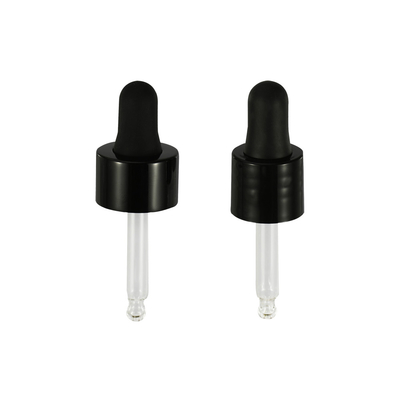 Le compte-gouttes en plastique argenté d'or d'huile essentielle complète K1007 15ml 30ml recyclable
