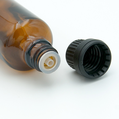 Compte-gouttes évident d'huile essentielle de bourreur avec la bouteille en verre K1013 de preuve légère