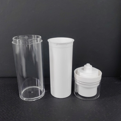 Capacité 50 ml-120 ml Bouteille de pompe sans air En blanc Noir Transparent