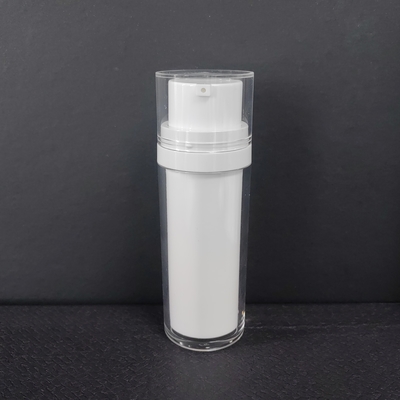 Capacité 50 ml-120 ml Bouteille de pompe sans air En blanc Noir Transparent