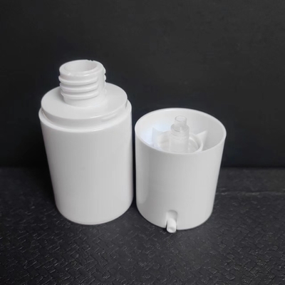 Bouteille de pompe sans air brillante avec sérigraphie
