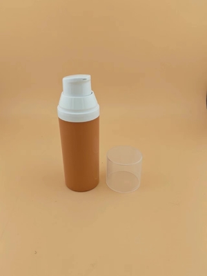Bouteille cosmétique à pompe transparente sans air en plastique de 15 ml, 30 ml et 50 ml pour emballage cosmétique