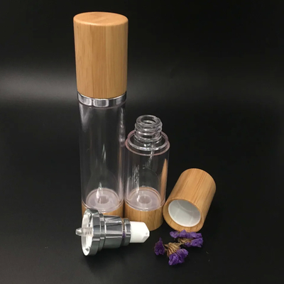 Bouteilles de pompe sans air en PP rondes pour les cosmétiques avec certification ISO
