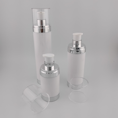 Bouteille de pompe sans air avec surface brillante et bouteille de remplissage certifiée ISO