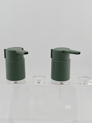 28/410 Pompes à crème pour bouteille en plastique vert mat