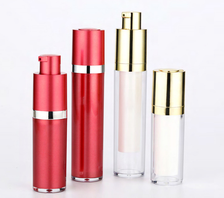 Bouteille de sérum en plastique PP vide 10 ml 15 ml pour pompe cosmétique sans air