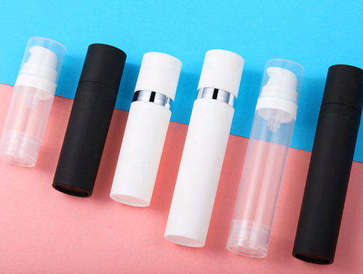 Bouteille de sérum en plastique PP vide 10 ml 15 ml pour pompe cosmétique sans air