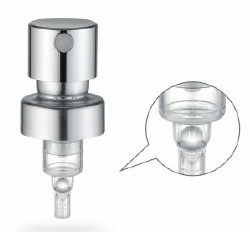 ODM K403 pompe à parfum à brume fine pulvérisateur 0,10 cc couleur argentée en aluminium