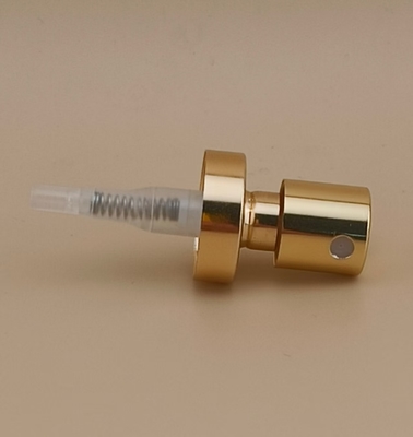 Bouton d'aluminium d'or pulvérisateur de crimping fin