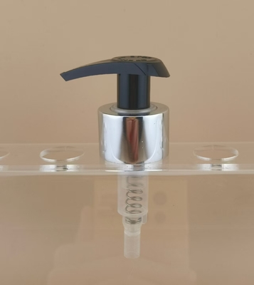 Pompes à lotion noire et argentée K204-3 pour soins de la peau certifiées ISO9001/ISO14001
