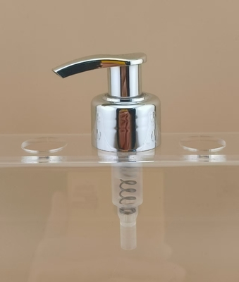K204-1 Pompe à lotion noire et argentée verrouillage gauche-droite pour les soins de la peau Certifié ISO9001/ISO14001