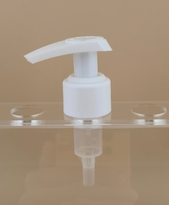 Pompes de lotion blanche pour soins de la peau K204-3 avec verrouillage gauche-droite
