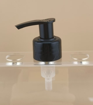 Pompes à lotion noire personnalisées vis à côtes K201-9 pour les soins de la peau CRC Possible