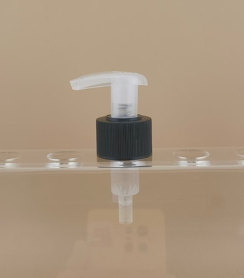 Pompes à lotion en plastique noir en plastique gauche-droite K202-1 pour bouteilles cosmétiques