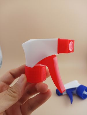 Pulvérisateur de déclenchement cosmétique 28mm 28/400 28/410 rubanée bleu blanc pompe à main portable en plastique nettoyage lourd