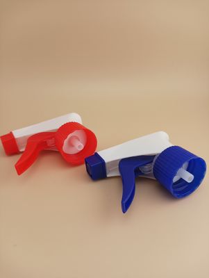 Pulvérisateur de déclenchement cosmétique 28mm 28/400 28/410 rubanée bleu blanc pompe à main portable en plastique nettoyage lourd