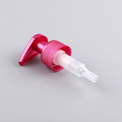 Pompe de distributeur de lotion couleur personnalisée mate en plastique lisse avec verrouillage gauche et droite