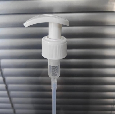 Pompe à lotion 316SS Dispensateur de lotion pour le corps en printemps blanc Pompe à col 24 / 28 Taux de décharge K202-5