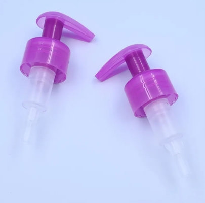Pompes pour déversement de lotions pour le corps violette transparentes 1,20 - 1,50 ml/t