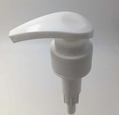 Pompe distributrice à vis pour soin de la peau en plastique