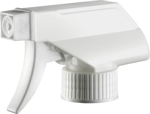 PP Nettoyage du verre en plastique rouge et blanc 28/410 pulvérisateur de déclenchement