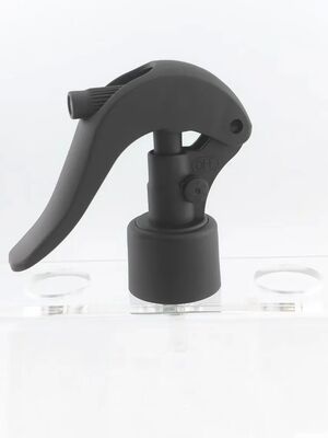 Pulvérisateur professionnel pour brume fine, plastique noir mat, gâchette en PP