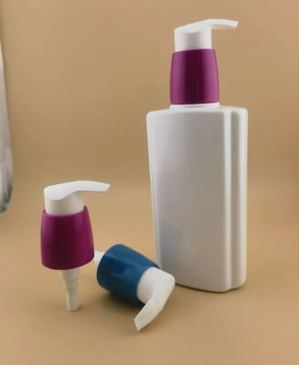 Personnaliser la pompe à crème de couleur blanche à capuche complète pompe de traitement pour bouteille de fondation