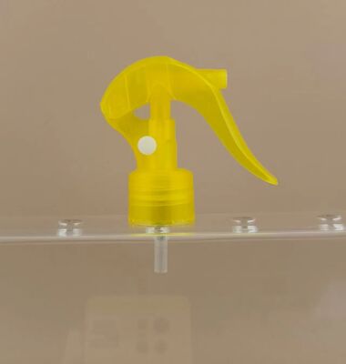 Mini pulvérisateur à déclencheur jaune pour le nettoyage domestique