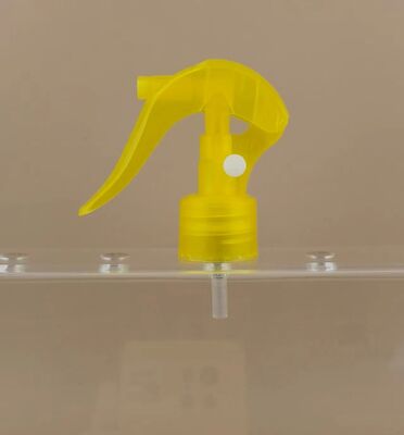 Mini pulvérisateur à déclencheur jaune pour le nettoyage domestique