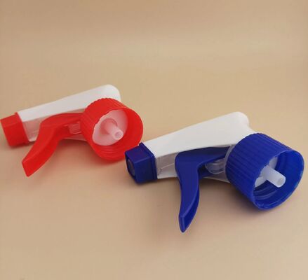 Cosmétique 28mm 28/400 28/410 Rubanée Bleu Blanc Pompe à main Portable Plastique Nettoyage lourd Sprayer de déclencheur