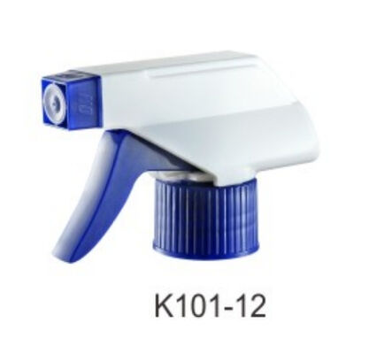Pulvérisateur à gâchette K101-12 en plastique à tête carrée de 28 mm, couleur personnalisée, vente en gros
