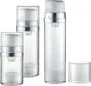 Vente en gros de bouteille sans air à double canon Crème pour soins du visage Soins personnels Couleur cosmétique personnalisée