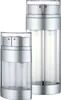Vente en gros de bouteille sans air à double canon Crème pour soins du visage Soins personnels Couleur cosmétique personnalisée
