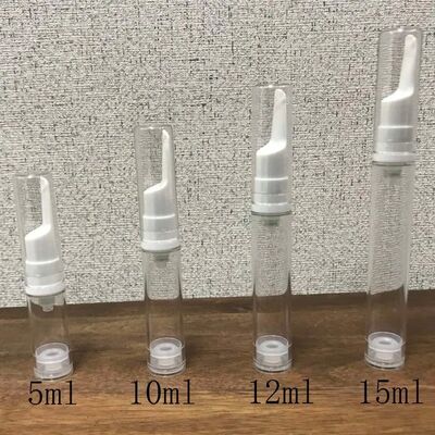 Bouteille de pompe mini sans air en plastique PP pour les cosmétiques