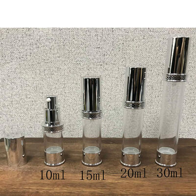 Bouteille sans air à double paroi de 10 ml 15 ml 20 ml 30 ml pour les soins de la peau