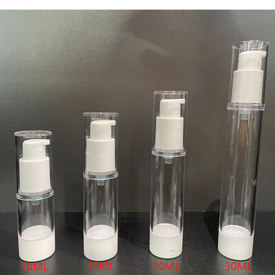Bouteille sans air à double paroi de 10 ml 15 ml 20 ml 30 ml pour les soins de la peau